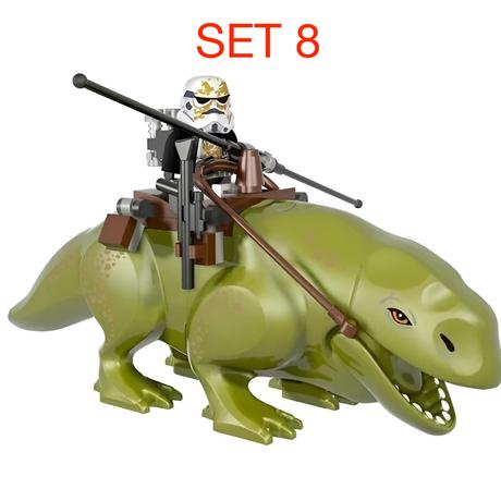 Rôzne figúrky star wars 8 (8ks) typ lego - nové, 