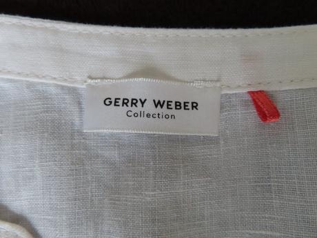 Biela ľanová blúzka, top gerry weber, veľ. l, gerry weber,l
