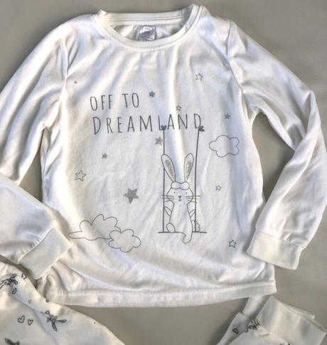 122/128 pyzamko so zajacikmi,7-8 r., 128