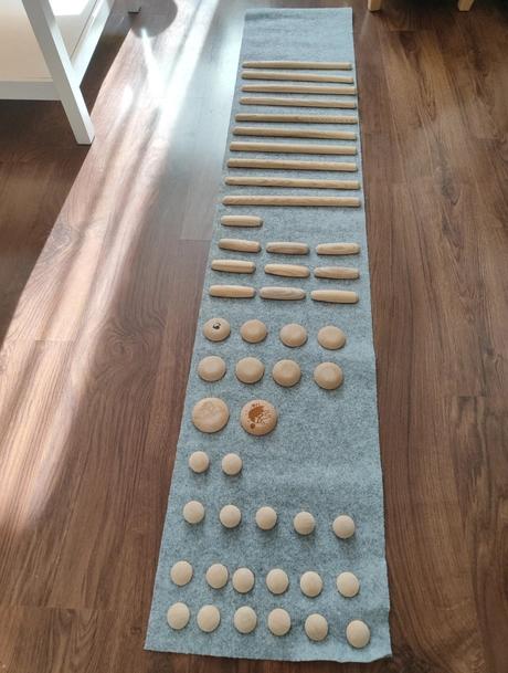 Senzomotorický koberec barewood, 