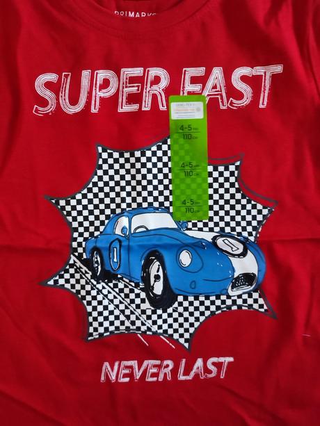 Tričká 4ks, primark,110