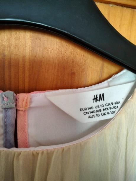 Letné šaty, h&m,140