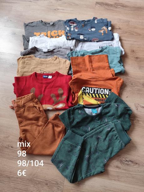 Mix oblečenia, 104–116