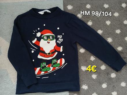 Vianocny sveter 98/104, h&m,104