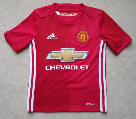 Futbalový dres manchester united, adidas,128