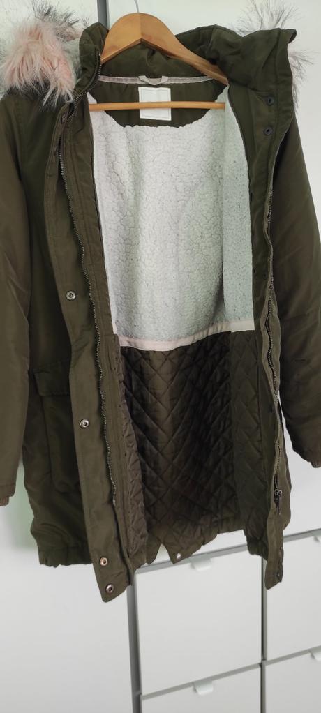 Dievčenská dlhšia zimná bunda - parka, next,170