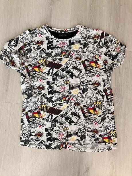 Vzorované tričko s krátkym rukávom brave soul, m