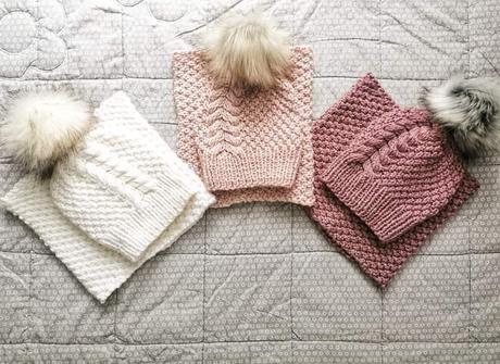 Pletené capicove sety, 62 / 68 / 74 / 80