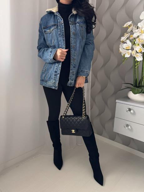 Pull&bear - vyšívaná džínsová bunda, pull&bear,s