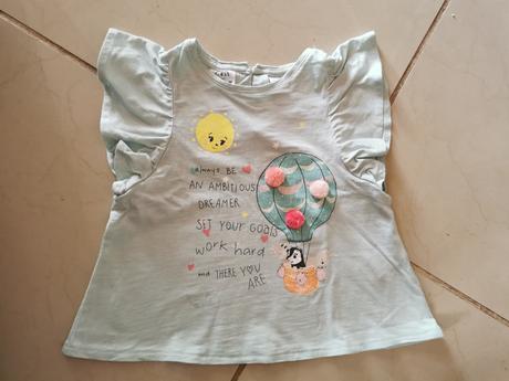 Tričko s volanmi, zara,92