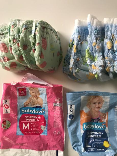 Plienky na plávanie baby love dm, babylove,7 kg - 18 kg