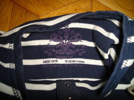 Páskované tričko veľ.134-140, pepperts,134