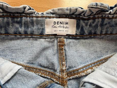Rifľová sukňa - veľ. 32, denim,32