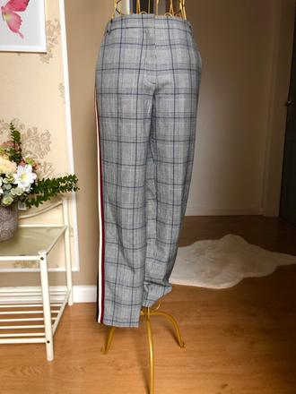 Esprit kvalitné káro nohavice, esprit,38