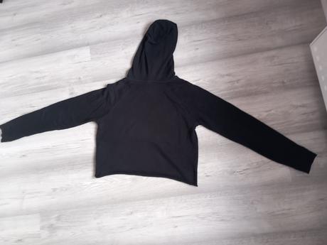 Čierna crop top mikina, new yorker,s