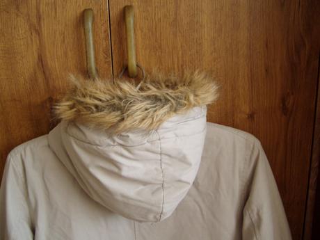 Dlhá zimná vetrovka, reebok,l