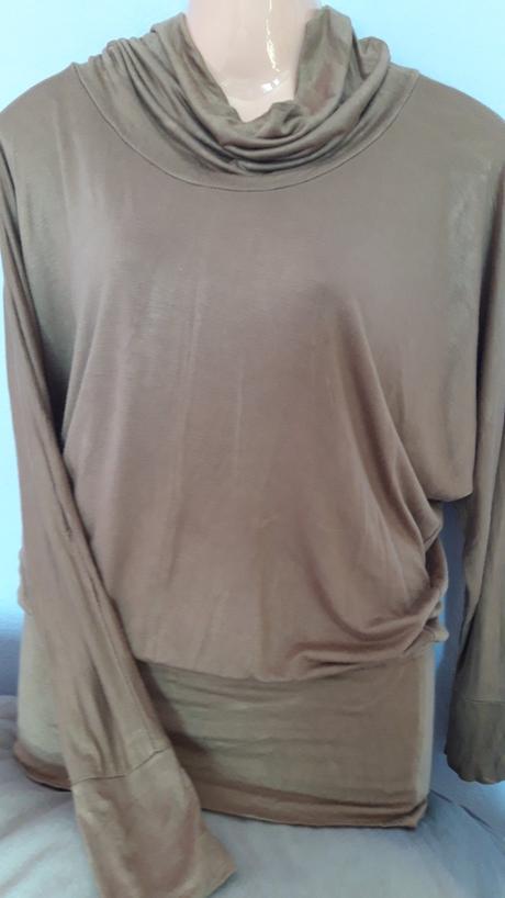 Tričko s nariaseným  rolákom, xl