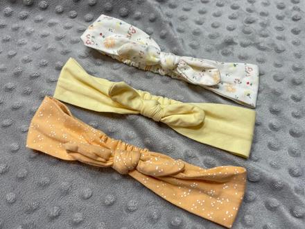 H&m čelenky 3x žlté, h&m