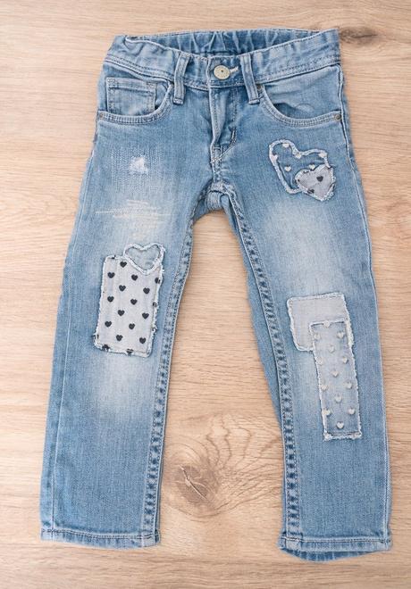 Rifle so záplatami, h&m,92