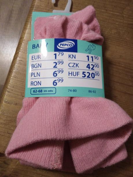 Pančuchy ešte zabalené, pepco,62