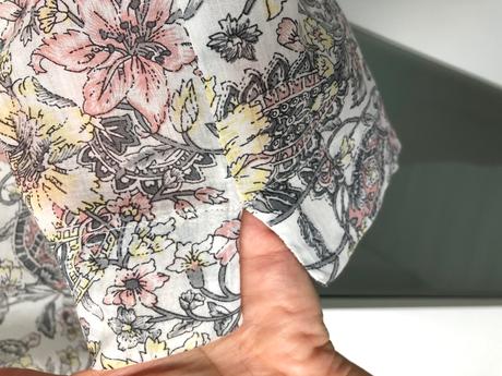 Kvetinkova bluzka, mango,s