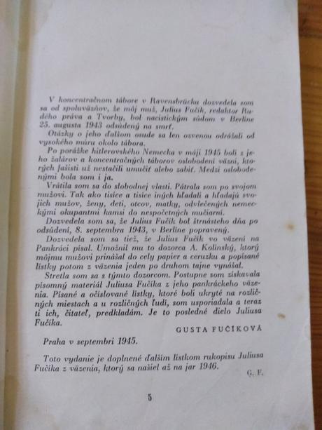 Retro -július fučík -reportáž spod šibenice -10eur,