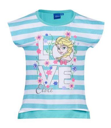 Tričko disney frozen s krátkym rukávom modré, disney,92 / 116
