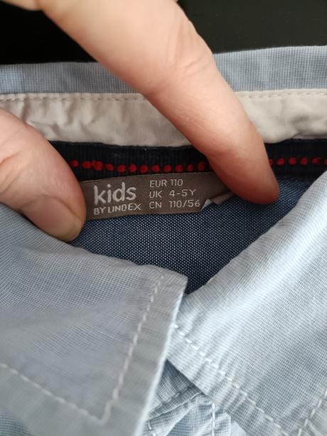 Košeľa lindex + biela zdarma, lindex,110