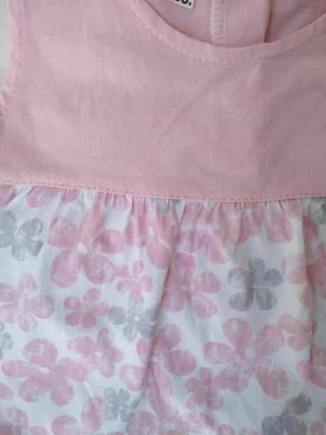 Ľahké bavlnené šaty s kvietočkami, veľk. 68, 68