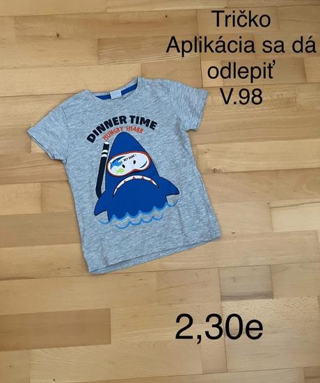 Tričko s aplikáciou, 98