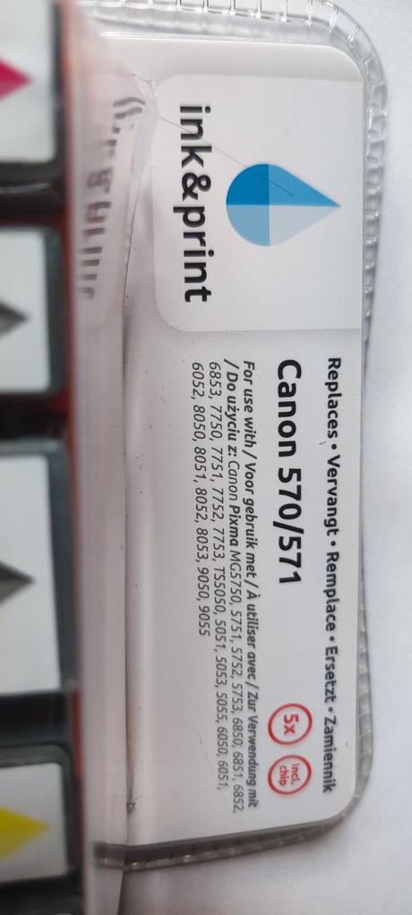 Farba do tlačiarne, canon