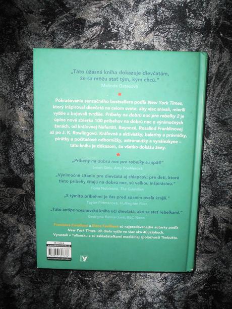 Kniha príbehy na dobrú noc pre rebelky, 