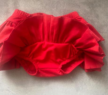 Vianočná sukňa so všitymi nohavičkami veľ.80-86-92, 80