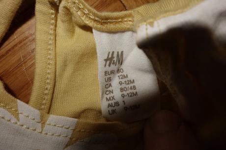 Kvietkované šaty 9-12 mes, h&m,80