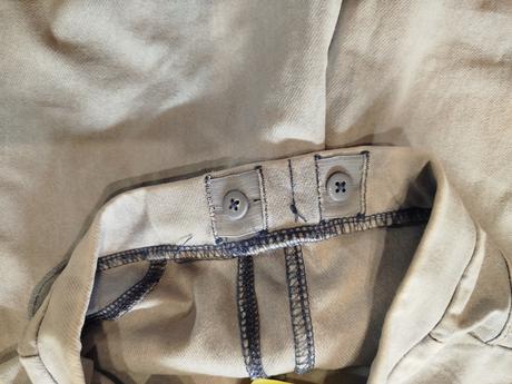 Široké džegíny s nastaviteľným pásom., h&m,122