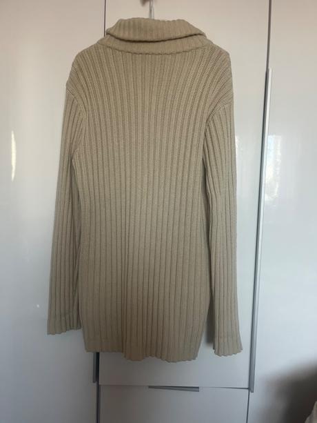 Dlhy sveter na zips, baty fashion,xxxl