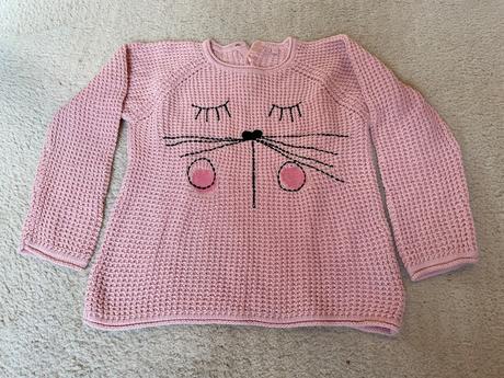 Pulóver sveter mačka, marks & spencer,122