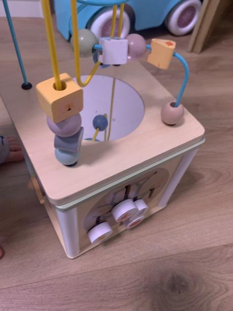 Zopár drevena kocka montessori, 