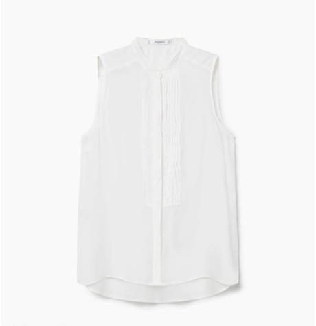 Bielučká nežná blúzka bez rukávov zn. mango, mango,34 / 36 / s / xs