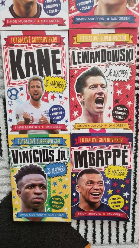 Knihy - futbalisti, 