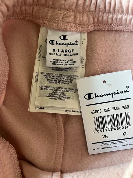 Zateplene teplaky, champion,158 / 164 / xs