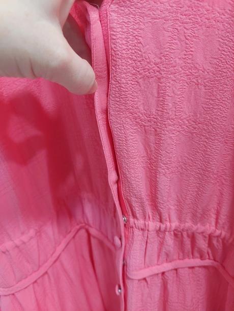 Krásne korálové šaty m&s vhodné na dojčenie, marks & spencer,5xl