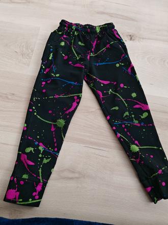 Tepláčiky prskane bavlna 110/116, 116