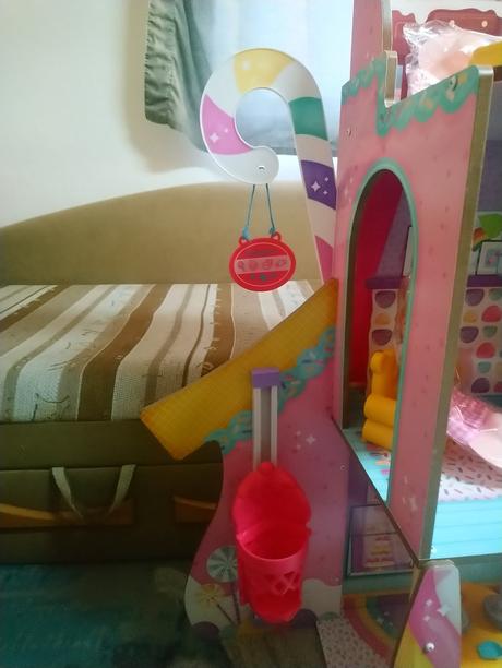 Candy castle pre bábiky- sladký domček, kidkraft,
