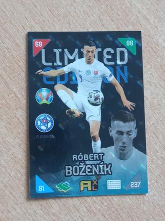 Róbert boženík futbalová karta, 
