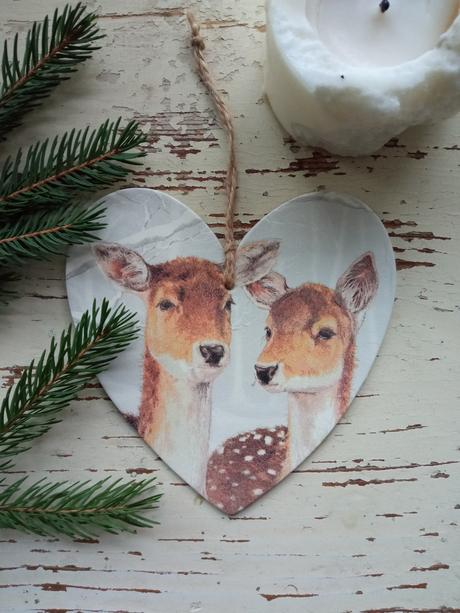 Vianočná dekorácia srdce- 13 nových vzorov,