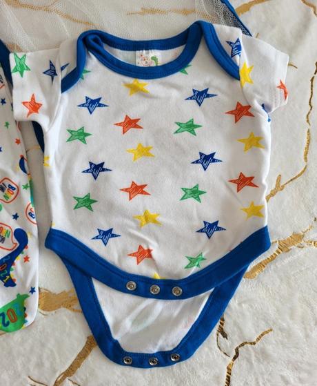 Set pyžamko+body newborn, 56