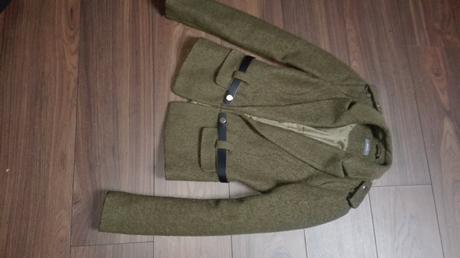 Dámsky vojenský kabát, sako c&a, yessica,l