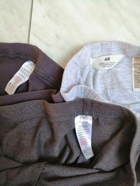 Leginky pre dievčatka 3 ks vel 122, 122