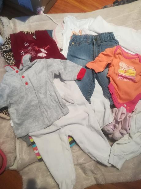 Jesenný balík dievča 56 - 68 už aj s poštou 32 ks, 68–80